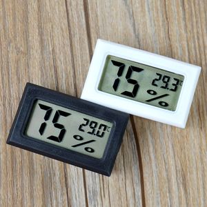 Updated Embedded Digital LCD Thermometer Hygrometer Temperature Humidity tester refrigerator Freezer Meter Monitor black white color DH2030