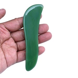 Natural Dongling Jade Stone Gua Sha Scraping Board Massage Tool for Spa Acupuncture Therapy Trigger Point Treatment
