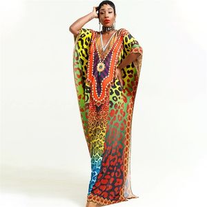 Beach Dress Kaftan Pareo Sarongs Sexy Cover-Up Bikini Swimwear Tunic Swimsuit Bathing Suit Cover Ups Robe De Plage Q1229 210722