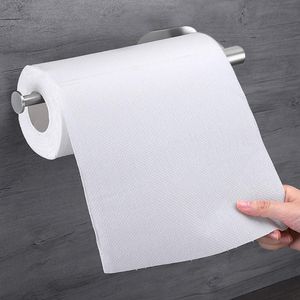 Toilet Paper Holders Towel Holder Stainless Steel Bathroom Kitchen Roll Wall Mounted Storage Rack Organizer Shelf