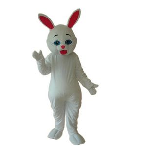 Festival Elbise Beyaz Tavşan Bunny Maskot Kostümleri Karnaval Hallowen Hediyeler Unisex Yetişkinler Fantezi Parti Oyunları Kıyafet Tatil Kutlaması Çizgi Film Karakter Kıyafetler