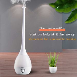 2.6L Large Floor Standing Air Aroma Diffuser Household Night Light Big Fog Humidifier Ultrasonic Essential Oil Gift 210709