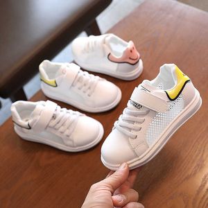 Children's Casual Shoes Mesh Breathable Kids Velcro Sneakers Boys Girls Shoes Jogging Children's Sneakers Kids Footwear G1025