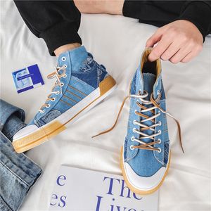 Hurtownie High Top Colorful Casual Canvas Miękkie Dolne Buty Mężczyźni Kobiety Oddychające i lekkie trenerzy Sportowe Sneakers Weź