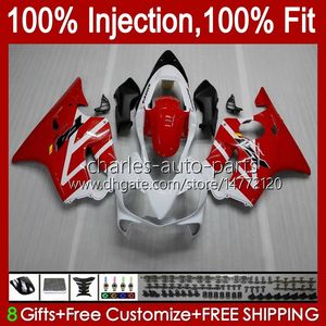 OEM Body For HONDA CBR600F4i F4 i CBR600FS 01-03 Bodywork A6No.11 CBR 600F4i 600 F4i FS CC 2001 2002 2003 CBR600 F4i 600CC 01 02 03 Injection mold Fairing red white