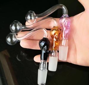 Bone burner bongs accessories   , Unique Oil Glass Pipes Water Pipes Rigs Smoking with Dropper