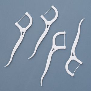 Portable tandpetare Stick Dental Floss 50st En Box Oral Rengöring Kit Stark Stretch Tillverkare