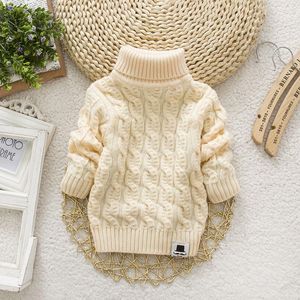 Cardigan 2021 Barntröja Barnkläder Vår Baby Stickad Boys Girls Toddler Solid Pullover 1-3Y