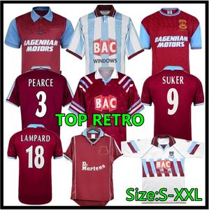 91 92 95 97 Centenario Retro anni Cole DI CANIO Lampard Dicks 1999 00 maglia camiseta 100 th Retro 99 00 Home Ham Retro maglia da calcio