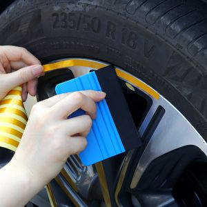 Samochód Wrap Vinyl Film Squeegee Scrober Tool Pojazd Stylizacja Auto Naklejki Akcesoria Okno Lodowe Remover Plastic Element