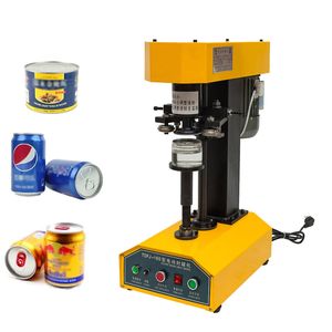 Máquina de lata automática comercial pode selar latas de folha de papelão selante Várias latas de plástico de ferro 220V 370W