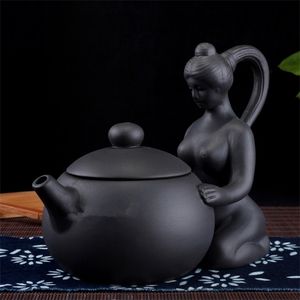 Yixing Teapots Chiński Handmade Xi Shi Pot Zisha Czajnik Fioletowy Glina Kung Fu Zestaw 210621