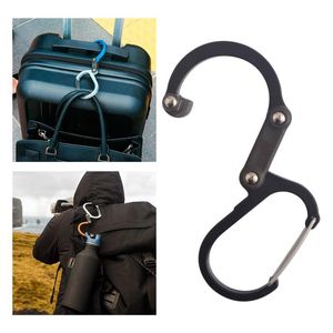 Sznury, zawiesia i webbing Premium Small Carabiner Clip Hak do kempingu, Plecak, Garaż Torebka Bagaż Wiszący Klamra Hanger Handware