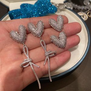 Hoop Huggie Vintage Earrings For Women Gifts Love Tassels High Quality Stainless Steel Luxury Jewelry Korean Hypoallergenic