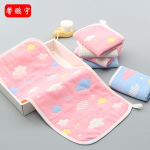 Baby Gaze Washcloth Cotton Cartoon Handduk för barn mjuk och bekväm