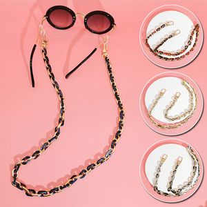 아크릴 선글라스 체인 여성 여자 덩어리 체인 홀더 끈 안경 코드 넥 스트랩 밧줄 가방 스트랩 액세서리 선물