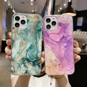 Gradient Marmur Telefon Case dla Xiaomi MI 11 Lite 10t Pro Lite Poco F3 Redmi Uwaga 10PRO 10S 9 9S Miękka tylna pokrywa