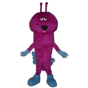 Хэллоуин фиолетовый насекомый талисман костюм топ качество настроить мультфильм аниме тема персонаж персонаж взрослый размер рождественские платья рождества