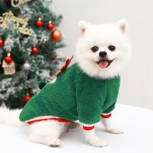 ペットクリスマス服犬セーターペット犬2本足の服Dhl無料