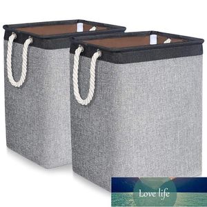 Laundry Baskets 2 Pack Foldable Clothes Baskets Portable Clothes Hamper Built-in Lining with Handles Detachable Factory price expert design Quality Latest Style