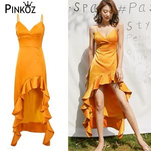 Summer Backless Sexy Dresses High Split Red Boho Women Maxi Long Spaghetti Strap Party Mujer Vestidos 210421