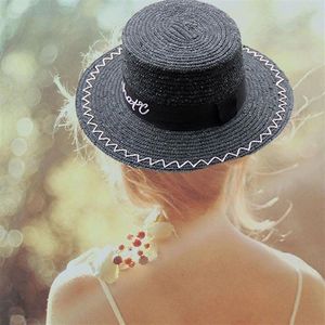 Sombreros sol şapka kadın plaj güneş şapkaları saman yaz aksesuarları chapeu de palha gorro zon hoeden pija kapağı geniş ağzı