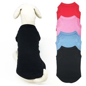 Wholesale liso animal de estimação verão roupas de cachorro tanque de gato camiseta 686 R2