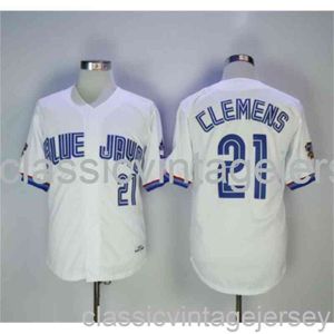 Haft Roger Clemens American Baseball słynne koszulki Jersey Men Men Młodzież Baseball Jersey Rozmiar XS-6xl