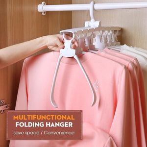 Hangers & Racks 6 In 1 Multi-functional Clothes Coat Organizer Plastic Upgrading Rack Baby Drying Storage