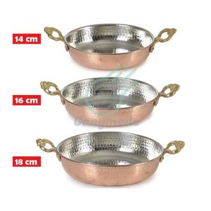 Pans Copper Pan Set Omelet Egg 3 Pieces Single Kitchen Frying Cooking
