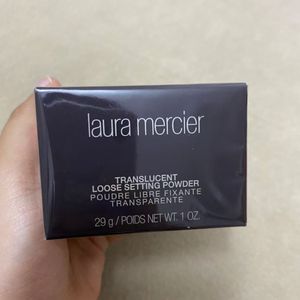 En kaliteli Laura Mercier yarı saydam gevşek ayar tozu 29G Makyaj Plastik Mühürlü