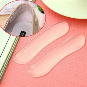 1500 uppsättningar / lot fotbehandling Självhäftande skoinsoles Heel Pasta Silikon Gel Anti-Slip Pad Feet Cushion Protector