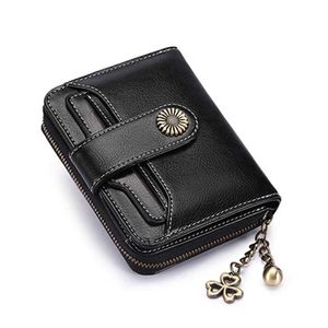 Purses Sendefn Trend Wallet Coin Female Women Short Quality Purse Button Flower Hardware 5185H-66