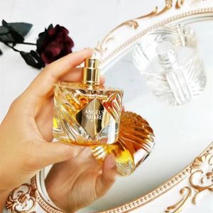 Versase Mens Parfüm Nötr Parfümler Melek'in Paylaşımı Güller Buz üzerinde 50ml Parfum Sprey Kokular Parfümer Para Mujer Parfumlar Donna başına Femmes Profumi'yi Pour