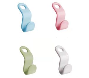 Clothes Hanger Connector Hook Blue Green Pink White Multi-Layer Organizer Heavy Duty Hanging Clips for Clothes Bags Belts SN6248