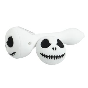 2022 nuove bambole di halloween tenute mini pipa in silicone a mano oilﾠrigﾠbongﾠ pipe portatili Accessori per fumatori gorgogliatore di cera per tabacco