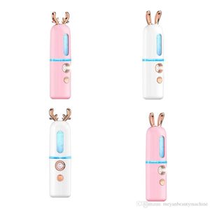 Nano-Feuchtigkeits-Gesichtsdampfer-Sprühgerät Negativ-Ionen-Nano-Dampf-Gesichtsfeuchtigkeitsspender Cute Fawn Bunny USB wiederaufladbar