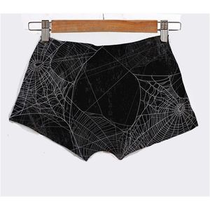 Anpassad Skapa din egen design Spiderweb Summer Shorts Kvinnliga Shorts 4XL 5XL 210621