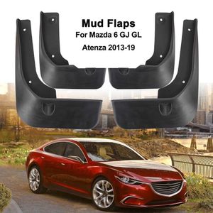 Auto delar fram bakre lera flikar för Mazda 6 GJ GL Atenza 2013-2019 4PCS / Set Mudguards Fender Splash Guards Bil Tillbehör