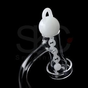 10mm 14mm 18mm Maschio Femmina Accessori per fumo Saldatura completa Bordo smussato Quarzo Banger Chiodo con catene in vetro Terp Slurper di alta qualità