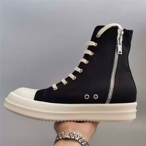 Men Canvas Boots Super Quality Male High Street Footwear Fashion Black Sneakers 18#25 20T50