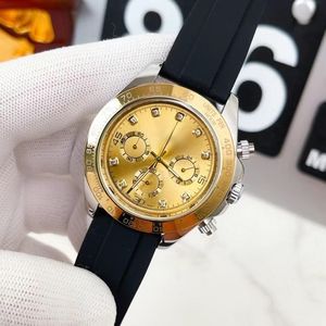 Top-Marken-Designer-Herrenuhren, Geschäftsmann-Armbanduhren, Kautschukarmband, alle Zifferblätter, Arbeits-Stoppuhr, 42-mm-Diamantuhr, Vatertagsgeschenk für Männer, Weihnachtsgeschenke