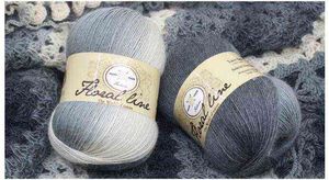 1pc 300g / 3ball 100% mohair stickning garn lyx päls hårigt cashmere garn för hand Kintting Marifetli varm mjuk väv Laine en tricoter Y211129