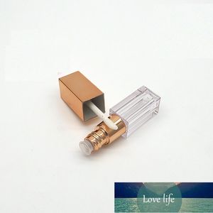 Packing Bottles 3 ML Lipgloss Wand Square Rose Gold Clear Empty Cosmetic Container DIY Containers 10pcs 30pcs 50pcs
