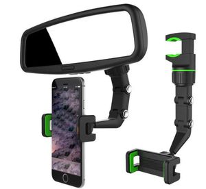 Universal Car Mount Telefon Holder Windshield dla smartphone GPS Długi ramię Zacisk z silnymi posiadaczami telefonów z pudełkiem