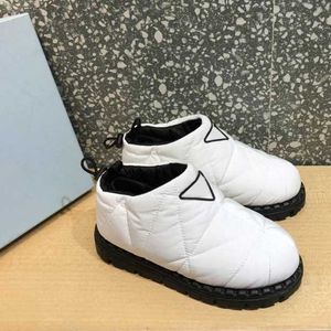 2021 high quality men's women's boots fashion waterproof fabric space cotton winter warm boot bare bootss flat bottomed snow shoes luxury package size 35-45