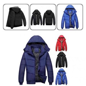 Thick Terrific Soft Winter Jacket Detachable Hat Male Down Coat Breathable for Outdoor G1108