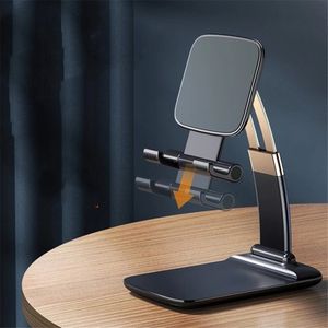Katlanabilir Masa Telefonu Tutucu Standı Telefon Tutun Hücre Tripod Dağı Adaptörü Ayarlanabilir Yerçekimi Metal Masa Masaüstü Akıllı