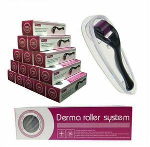 540 Micro Needles Derma Skin Roller Dermatology Therapy Microneedle Dermaroller för ansiktsvård Acne Behandling Olika storlekar med detaljhandeln