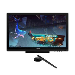 HUION KAMVAS 20 DIGITAL Tablet Graphics Drawing Monitor Display med Battery Pen Tilt Function Win Mac